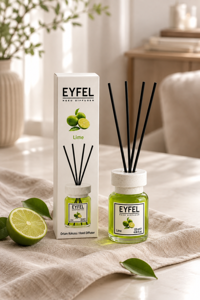 Аромадифузор Eyfel Perfume Reed Diffuser Лайм, 120 мл 40904 фото