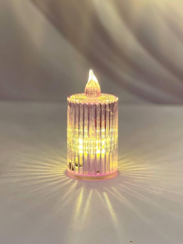 Свеча Led Рифленая 8 см. 30305 фото