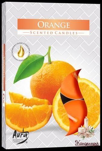 Свечи чайные ароматические (таблетки) Orange P15 -63 фото