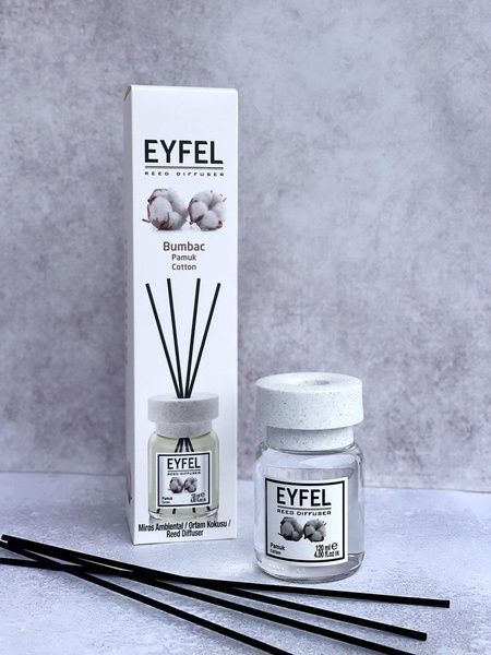 Аромадифузор Eyfel Perfume Reed Diffuser Бавовна, 120 мл Eyfel-Бавовна фото