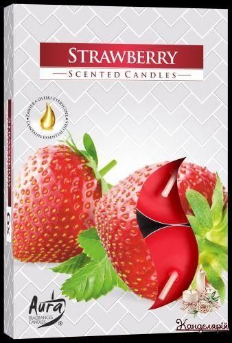 Свечи чайные ароматические (таблетки) Strawberry P15 -73 фото