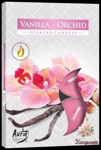 Свічка чайна ароматична (таблетка) Vanilla-orchid P15 -184 фото