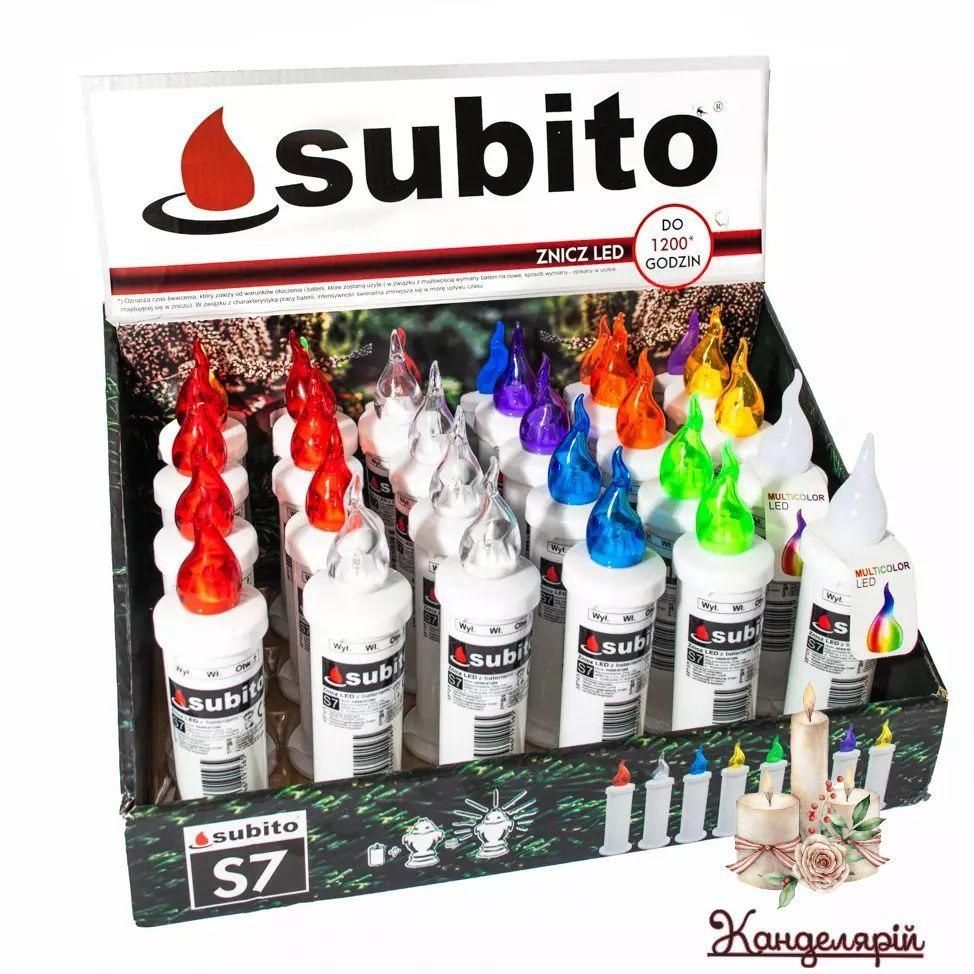 Свечи Led на 1200 часов Subito S7 (50дней) Sub S7 фото