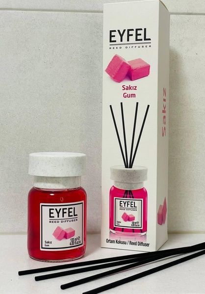 Аромадифузор Eyfel Perfume Reed Diffuser Жувальна гумка, 120 мл Eyfel-Gum фото