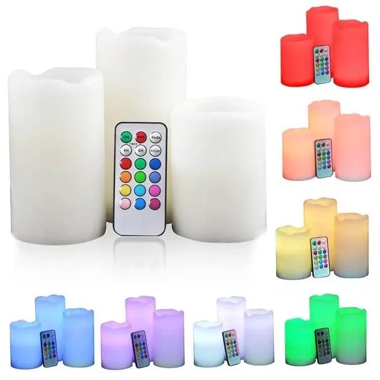 Led Luma Candles 3 свечи + пульт Luma Candles фото