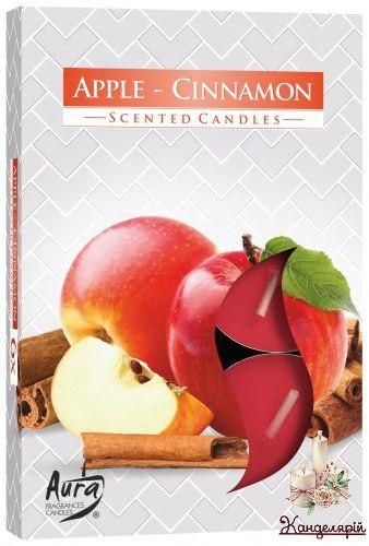 Свічка чайна ароматична (таблетка) Apple-cinnamon P15 -87 фото